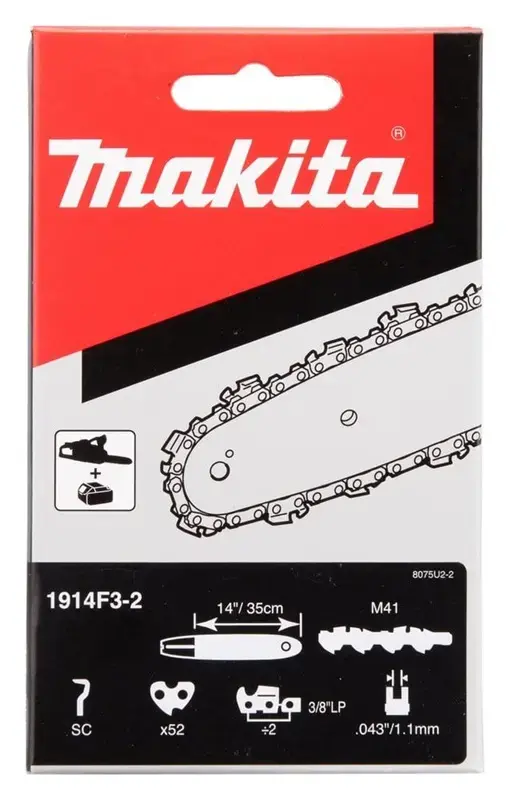 Пильная цепь Makita 1914F3-2 35 см 3/8" 1.1 мм Photo 3