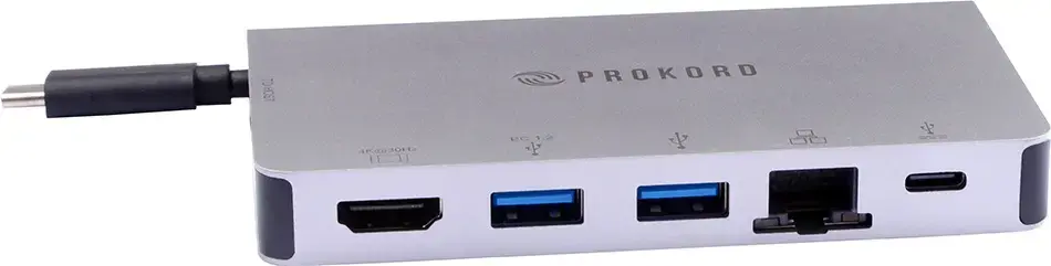 Док-станция Prokord TRAVEL PORT USB-C TOTAL Photo 2