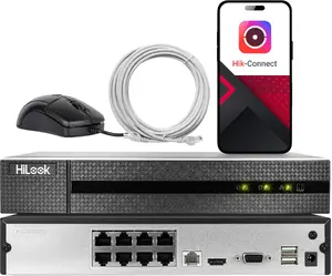 HiLook NVR-108MH-C/8P 8 kanālu IP tīkla video ierakstītājs ar PoE