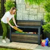 Keter Deco 227L Garden Storage Bench Photo 2