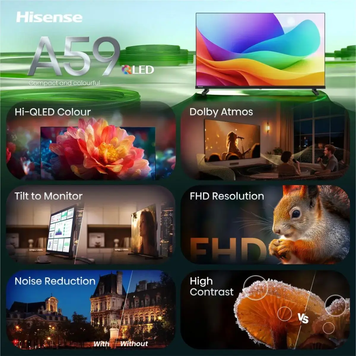 Hisense 40A59S 40-inch Full HD QLED Smart TV Photo 3
