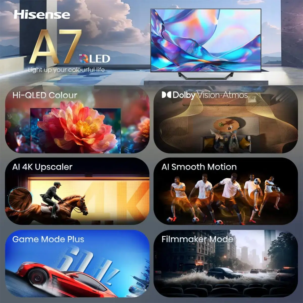 Hisense 43A7DS 43-inch 4K QLED Smart TV Photo 3
