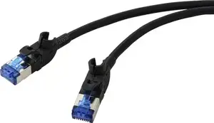 Патч-корд Renkforce RF-7116936 CAT 6a RJ45 0.5 м серый