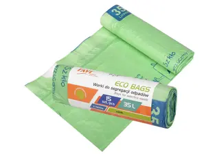 Bags for selective waste, 35L, 15pcs, Glass, 19 x 5 x 5, 00077, Simple Solution