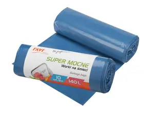 Мешки для мусора LDPE 140 л, 90 x 110 см, 10 шт., 24 x 7 x 7, 00711, Simple Solution