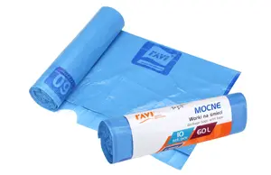 Atkritumu maisi ar savilkšanas lenti 60 L, 10 gab., 18.5 x 4.5 x 4.5, 00714, Simple Solution
