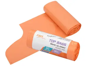 Завязывающиеся мешки для мусора TOP BAGS 35 л LD/HD, 20 шт., 13.5 x 4 x 4, 00735, Simple Solution