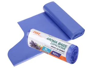 AROMA BAGS atkritumu maisi 60 L, lavandas aromāts, 16 gab., 16.5 x 4 x 4, 00752, Simple Solution