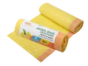 AROMA BAGS Garbage bags 35 L, citrus flavoured, 15 pcs, 20 x 5 x 5, 00763, Simple Solution