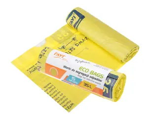 Bags for selective waste, 35L, 15pcs, Plastic, 21 x 5 x 5, 00775, Simple Solution