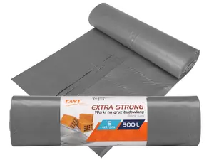 EXTRA STRONG мешки для мусора, 300 л, 5 шт., 9.5 x 36 x 7.5, 00782, Simple Solution