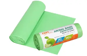 Aroma Bags atkritumu maisi, zaļais ābols, 20 L, 20 gab., 4 x 12 x 4, 10702, Simple Solution