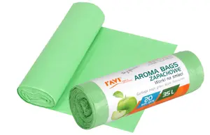 Мешки для мусора Aroma Bags, зеленое яблоко, 35 л, 20 шт., 4.5 x 14 x 4.5, 10703, Simple Solution