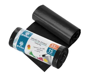 Garbage bags 35 L LDPE, 15 pcs, 5 x 14 x 5, 10706, Gratka