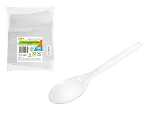 Reusable spoons, 100 pcs, 4 x 13 x 15.5, 20283, Simple Solution