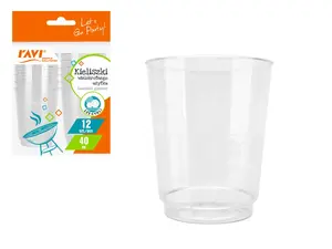 Reusable glasses, 40 ml, 12 pcs, 13 x 3.5 x 18, 70291, Simple Solution