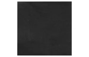 RAVI Decor ELEGANCE Napkins, 20 pieces, Black