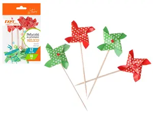 HELICO bamboo snack sticks 12 pcs, 10 cm, 11.9 x 2 x 18.6, 71851, Simple Solution