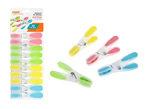 EXTRA clothes pegs, 10 pcs, 9 x 3 x 25, 01017, Simple Solution