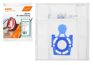 ZELMER nonwoven Vacuum cleaner bags 49.4020, 4pcs, 20 x 2 x 30, 10385, Simple Solution