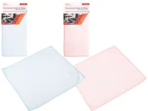 Microfibre Clean and Shine wipe, 14 x 0.2 x 30, 10428, Simple Solution