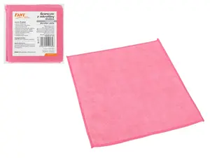 Салфетки из микрофибры, 30 x 30 см, красные, 17 x 3 x 18, 10484, Simple Solution