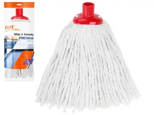 Simple Solution PREMIUM Cotton Mop Refill, Size L