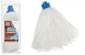 Сменная насадка для швабры Simple Solution AFRICANA из микрофибры, белая