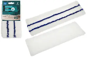 Насадка для швабры Doble, васильковые полосы, 2 шт., 26 x 14 x 6, 00699, Simple Solution