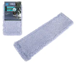 Насадка для швабры WG PURO Premium, васильково-синий меланж, 26 x 13 x 3, 10600, Simple Solution