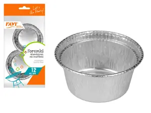 Simple Solution Aluminium Cupcake Moulds, 12-Piece Set