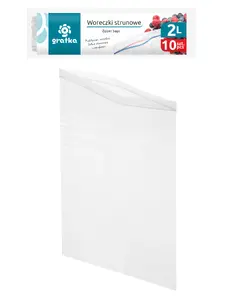 GRATKA Ziplock bags 2L, 10 pcs., 2 x 24.5 x 7.5, 30201, Gratka