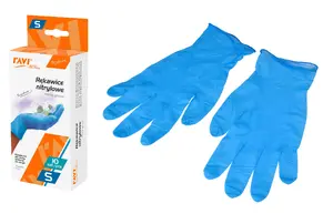 Simple Solution nitrila cimdi, bez pūdera, antialerģiski, izmērs S, 10 gabali
