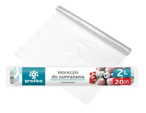 GRATKA Freezer bags, 2 L, 20 pcs, 3 x 3 x 21, 10229, Gratka