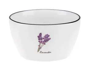 Porcelain bowl, 350 ml, Lavender, 11.5 x 11.5 x 6.5, 81474, RAVI Decor