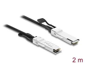 DeLOCK Twinax Cable QSFP28 to QSFP28 100 Gbps 2 m