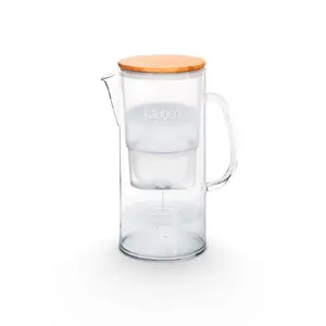 Фильтр-кувшин для воды Lauben Glass Water Filter Jug 32GW, 3.2 л, угольный фильтр