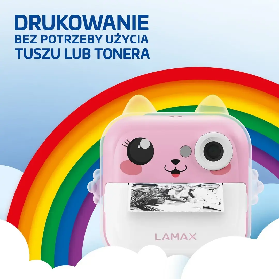 LAMAX InstaKid2 Plus Kids Camera - Pink Photo 2