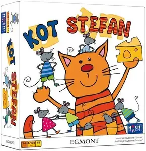 Egmont Kot Stefan Games Book, Hardcover, Polish Language