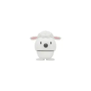 Hoptimist Lambert Collectible Figure, White, Metal and Plastic