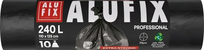 Alufix Professional atkritumu maisi, LDPE, 240l