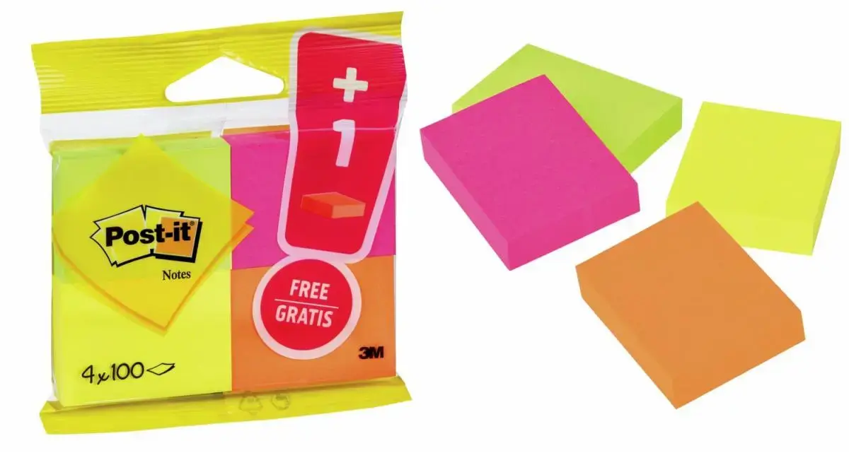 Post-It 3M 6812-P Self-Adhesive Note Paper Set Photo 3