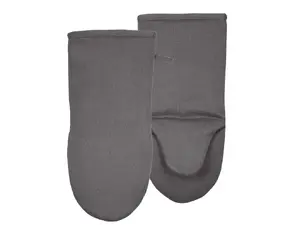 Brunbeste 727306 Kitchen Oven Mitt Grey Cotton