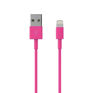 Sinox Lightning to USB-A Cable, 1m, Pink