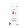 Sinox Lightning uz USB-A kabelis 1 m rozā Photo 2