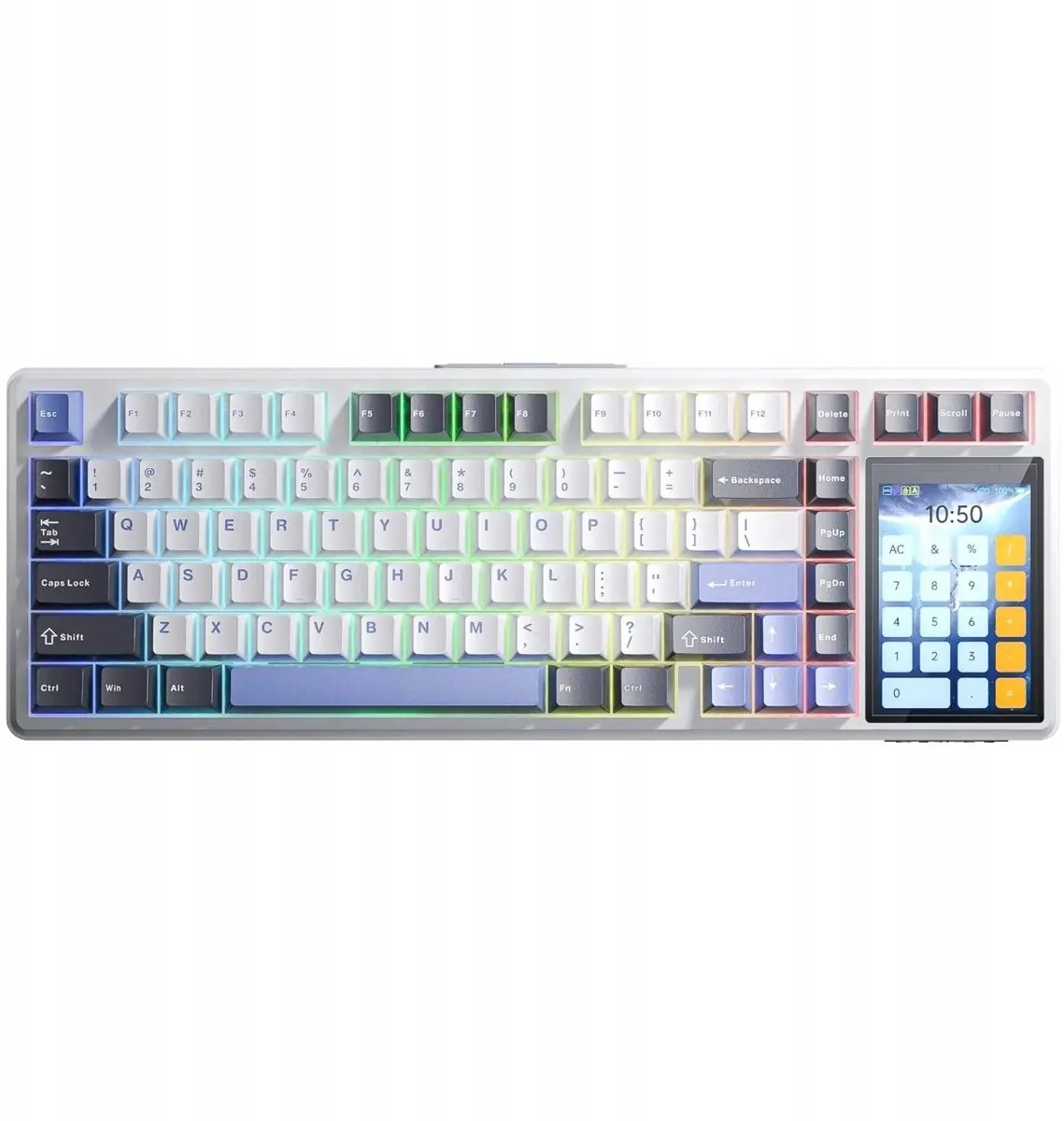 AULA L99 mehāniskā tastatūra, gasket stiprinājums