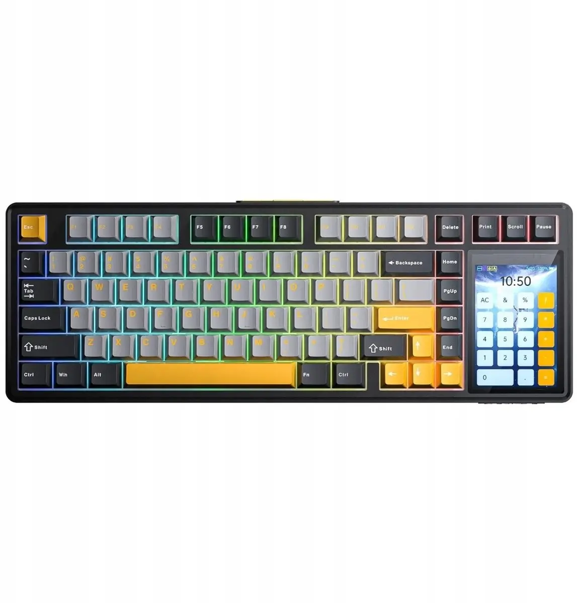 AULA L99 mehāniskā tastatūra, gasket stiprinājums
