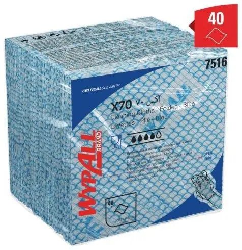 WYPALL X70 Critical Clean neaustas salvetes