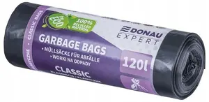 Мешки для мусора Bee Smart DONAU EXPERT, 120 л, LDPE, черные, 10 шт.