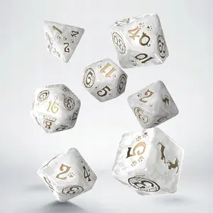 Q-Workshop Purrl Cat Themed Polyhedral Dice Set